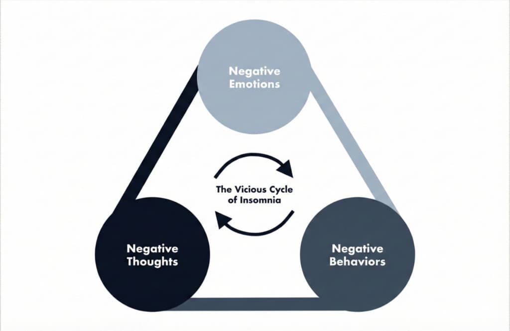 The other vicious cycle Cycle of negative thoughts -> negative emotions -> negative behaviors